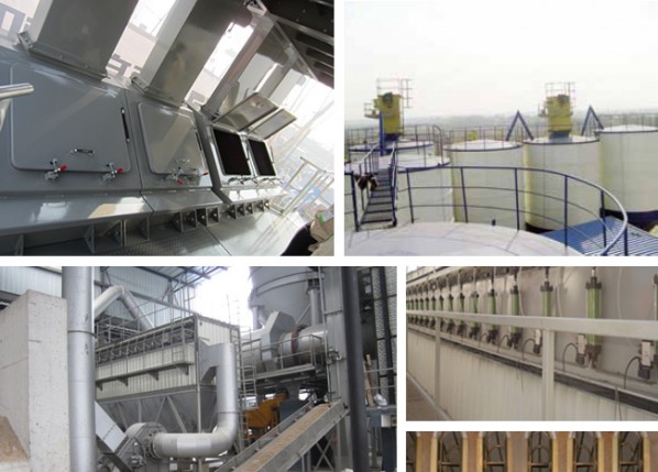 Standing type dry-mixed mortar mixing equipment